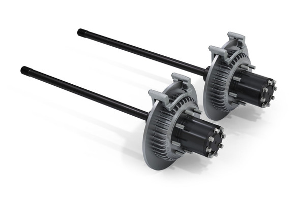 Teraflex Rear CRD60 8-Lug Full-Float Conversion Kit w/ Performance Rotors for 3.25in Tube