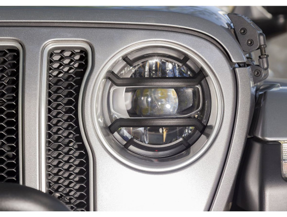 Rugged Ridge Elite Euro Headlight Guard Kit, Black