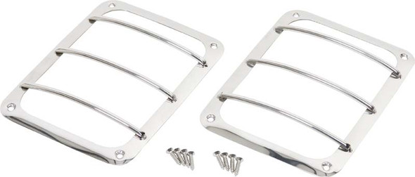 Kentrol Taillight Guard Set - Polished Silver