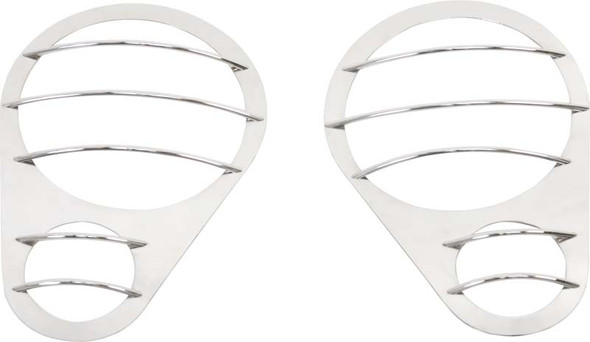 Kentrol Headlight Guard Set - Polished Silver