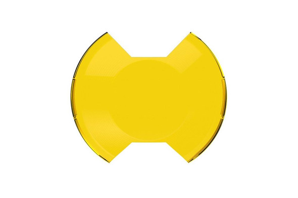 KC HiLiTES SlimLite 8in LED Light Shield, SAE Driving - Yellow
