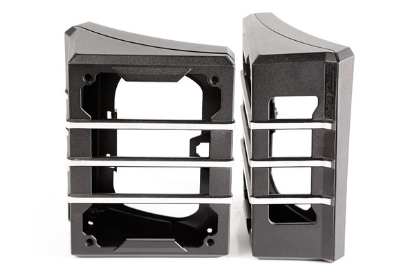 Rugged Ridge Elite Tail Light Guards, Brushed Black