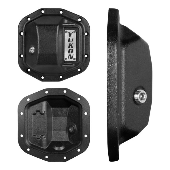 Yukon D35 Hardcore Rear Diff Cover, Black