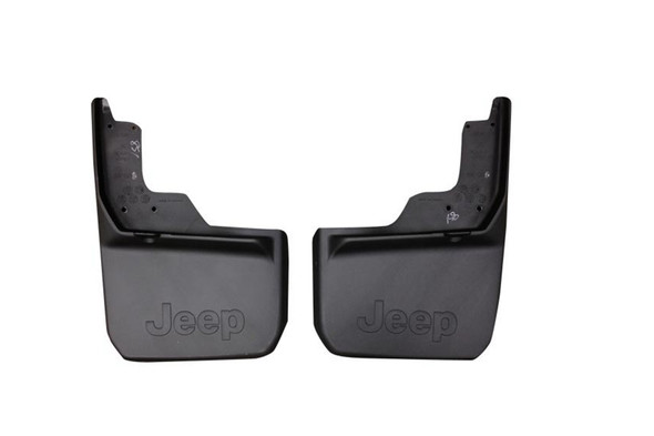 Mopar Deluxe Molded Mudflaps w/Jeep Logo - Rear