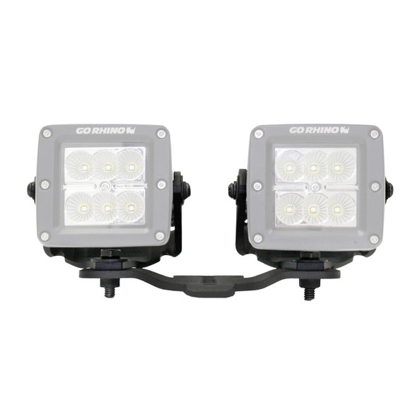 Go Rhino Dual 3x3 Cube Light Hood Hinge Mounts
