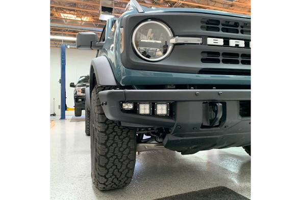 Grimm Offroad Steel Front Bumper Auxiliary Pod Light Mount Kit