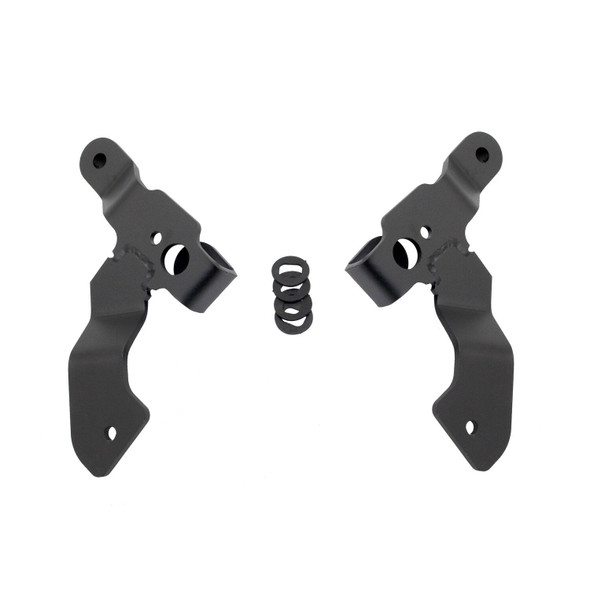 Go Rhino Dual 3in Cube Windshield Cowl Offset Mounts