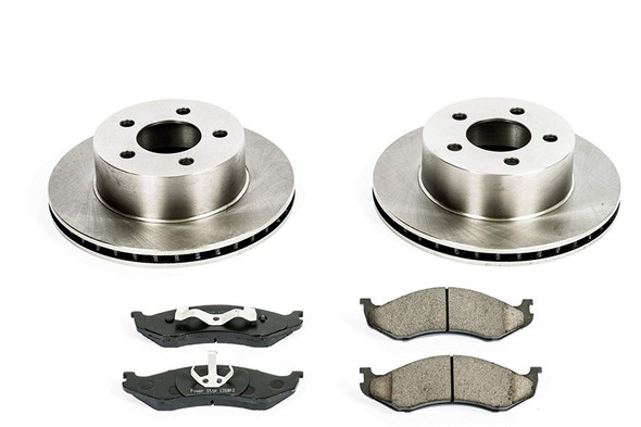 PowerStop KOE2119 Z16 Autospecialty Daily Driver OE Brake Kit - Front for 91-99 Jeep YJ, TJ, & 92-99 Cherokee XJ