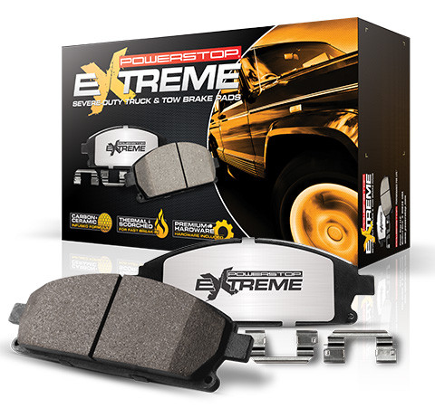 Power Stop Z36 Extreme Truck and Tow Carbon-Ceramic Brake Pads, Front