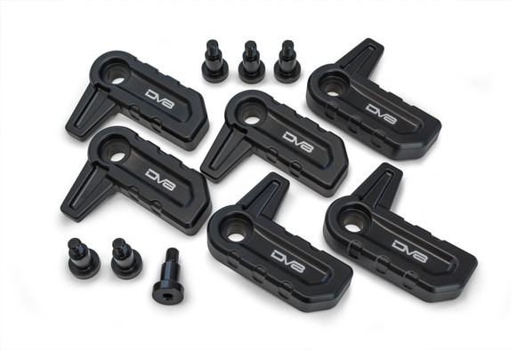 DV8 Offroad HTJL-H Hardtop Billet T-Handles for 18-26 Jeep Wrangler JL