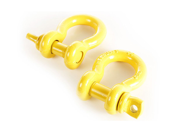 D-Ring Shackle Kit 3/4 Inch Steel Pair Rugged Ridge