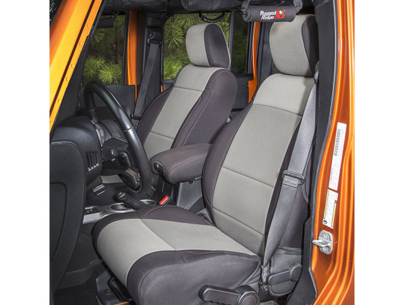 Seat Cover Kit Front Neoprene 11-18 Jeep Wrangler JK Rugged Ridge
