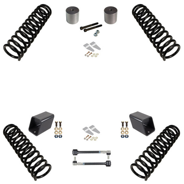 JK 2.0 Inch Lift Starter Kit RHD Compatible 07-18 Wrangler JK/JKU Synergy MFG