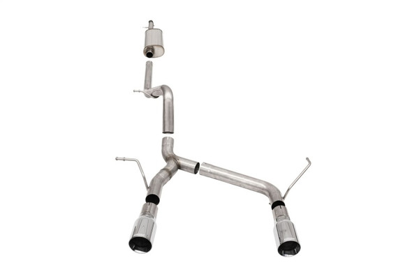 Corsa Performance Dual Rear Cat-Back System for 07-18 Jeep Wrangler JK Unlimited 4-Door