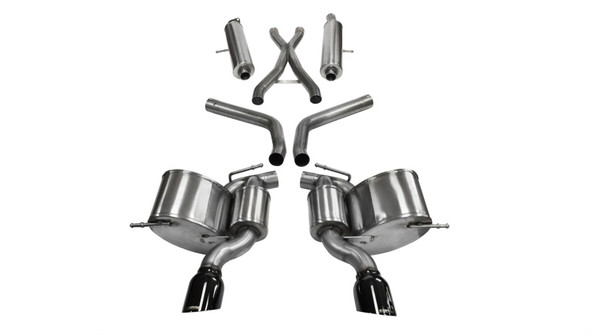 Corsa Performance Sport Cat Back System for 12-21 Jeep Grand Cherokee WK2 SRT8 with 6.4L