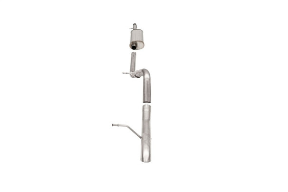 Corsa Performance 21121 Cat-Back System with Turned Down Tip for 07-18 Jeep Wrangler JK Unlimited 4-Door