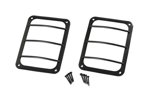 Kentrol Taillight Guards in Stainless Steel for 07-18 Jeep Wrangler JK