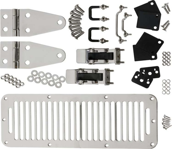Kentrol Hood Kit with TJ Style Hood Catch for 78-95 Jeep CJ and Wrangler YJ