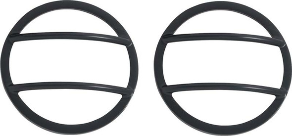 Kentrol Stainless Steel Front Marker Light Covers for 07-18 Jeep Wrangler JK