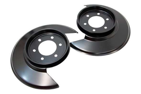 Kentrol Stainless Steel Disc Brake Dust Covers for 78-86 Jeep CJ with 2-bolt Caliper Plate