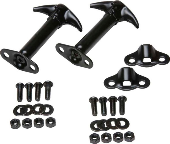 Kentrol Stainless Steel Hood Latch Set for 42-95 Jeep CJ & Wrangler YJ