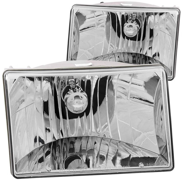 Anzo USA 111066 Crystal Headlights for 93-98 Jeep Grand Cherokee ZJ