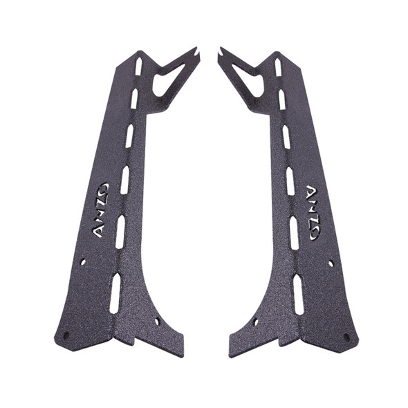 Anzo USA 851034 Windshield Light Bar Brackets for 97-06 Jeep Wrangler TJ