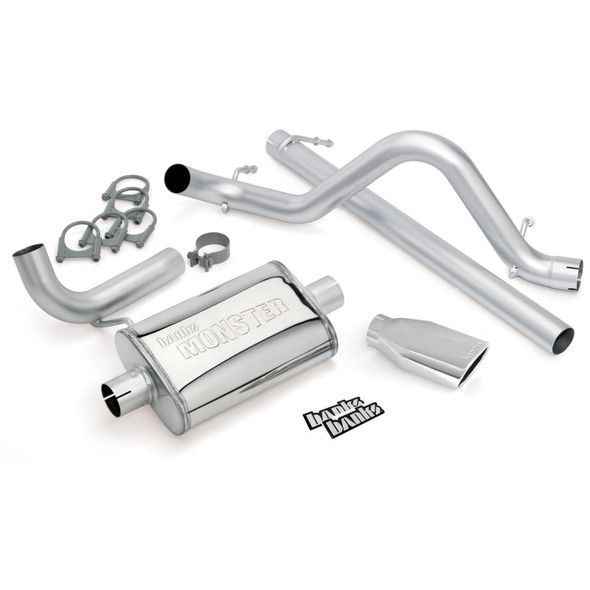 Banks Power Monster Exhaust for 07-11 Jeep Wrangler JK 2 Door with 3.8L V-6
