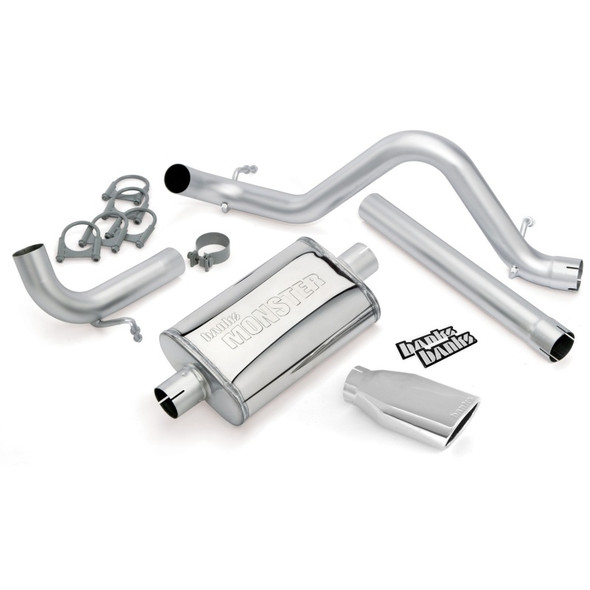 Banks Power Monster Exhaust for 12-18 Jeep Wrangler Unlimited JK 4 Door with 3.6L