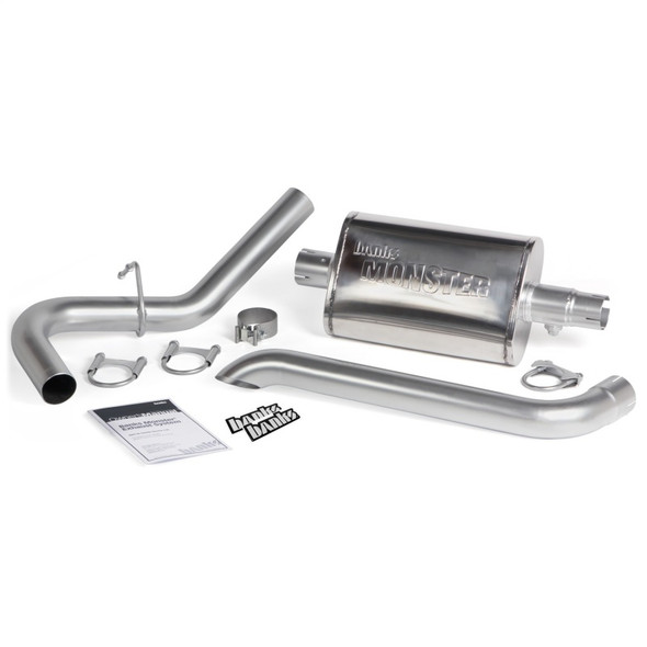 Banks Power 51360 Monster Exhaust Kit for 87-01 Jeep Cherokee XJ with a 4.0L