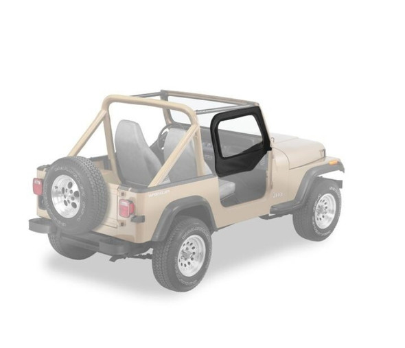 Bestop Soft Upper Doors for 87-95 Jeep Wrangler YJ with Bestop Supertop or Sunrider