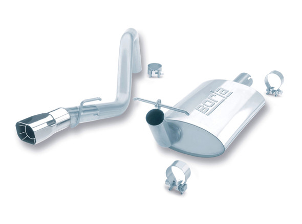 Borla 14364 T-304 Stainless Steel Cat-Back System for 91-95 Jeep Wrangler YJ with 4.0L I-6 Engine