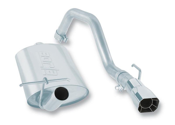 Borla 14352 T-304 Stainless Steel Cat-Back System for 87-90 Jeep Wrangler YJ with 4.2L I-6 Engine