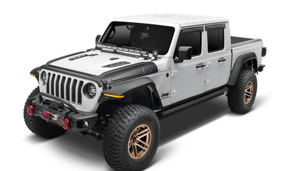 Bushwacker 14131 Trail Armor Hood Armor for 18-26 Jeep Wrangler JL and Gladiator JT