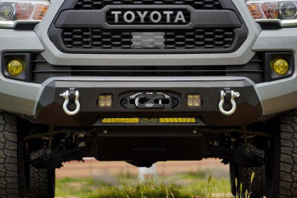 DV8 Offroad Centric Winch Front Bumper 16-26 Toyota Tacoma