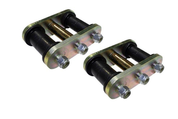 Fishbone Offroad FB27221 Front or Rear Greaseable Shackles for 87-95 Jeep Wrangler YJ