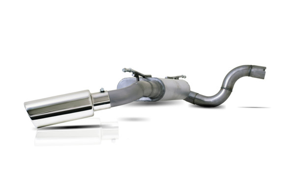 Gibson Stainless Steel Single Exit Cat Back Exhaust System for 18-26 Jeep Wrangler JL with 3.6L engine