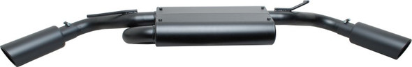 Gibson 17306-B Dual Extreme Cat-Back Exhaust in Black Ceramic for 07-18 Jeep Wrangler JK 3.6L & 3.8L