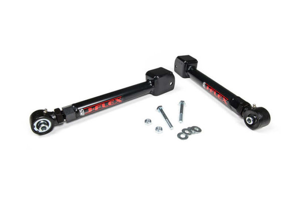 JKS Manufacturing JKS1652 J-Flex Adjustable Front Upper Control Arms for 84-06 Jeep Wrangler TJ, Cherokee XJ, WJ, Grand Cherokee ZJ, and Comanche MJ