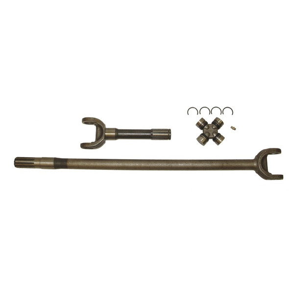 OMIX 16523.01 Front Driver Side Axle Shaft Assembly for 41-72 Jeep Vehicles with Dana 25 or Dana 27