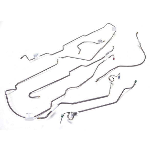 OMIX 16737.34 Stainless Steel Brake Line Set for 76-78 Jeep CJ-5 with Drum Brakes