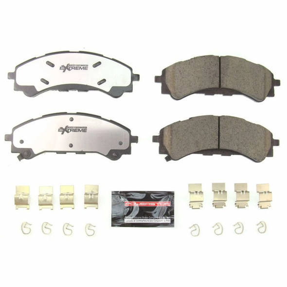 PowerStop Z36 Truck & Tow Carbon-Fiber Ceramic Brake Pads for 21-26 Ford Bronco