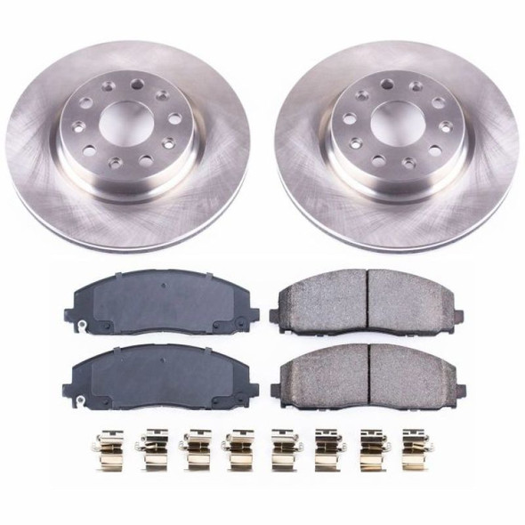 PowerStop Front Z17 OE Replacement Brake Kit for 18-26 Jeep Wrangler JL