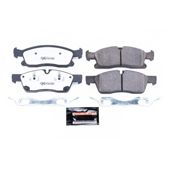 PowerStop Z36-1629 Extreme Duty Truck And Tow Front Brake Pads w/Hardware for 14-15 Jeep Grand Cherokee WK2