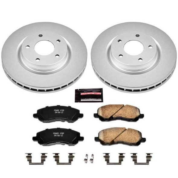 PowerStop CRK3032 Front Z17 Evolution Geomet Coated Brake Kit For 07-17 Jeep Compass & Jeep Patriot MK