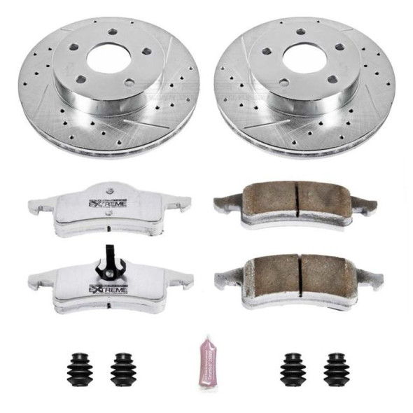 PowerStop K2151-26 Rear Z26 Street Warrior Performance Brake Kit or 99-04 Jeep Grand Cherokee WJ