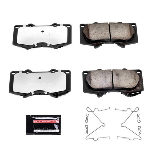 PowerStop Z36-976 Z36 Truck & Tow Carbon-Fiber Ceramic Front Brake Pads for 05-23 Toyota Tacoma
