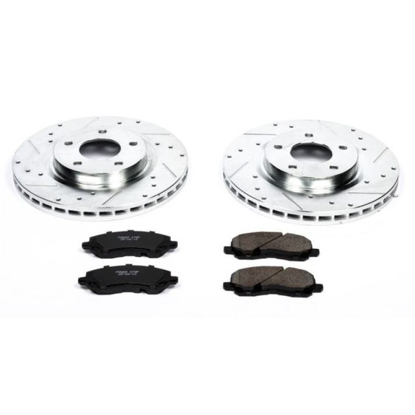 PowerStop K3032 Front Z23 Evolution Sport Performance 1-Click Brake Kit for 07-13 Jeep Compass & Patriot MK