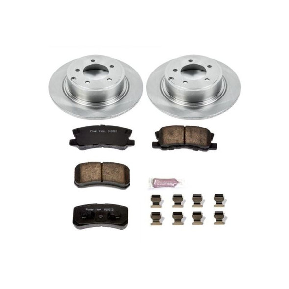 PowerStop KOE1630 Rear Z16 Autospecialty Daily Driver OE Brake Kit for 09-13 Jeep Compass & Liberty MK