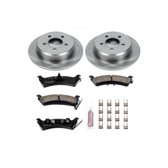 PowerStop KOE2131 Rear Z16 Autospecialty Daily Driver OE Brake Kit for 93-98 Jeep Grand Cherokee ZJ